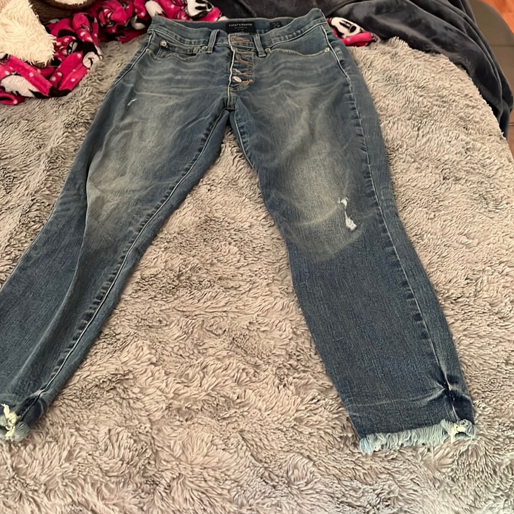 Womens lucky brand size 10. Skinny/capri